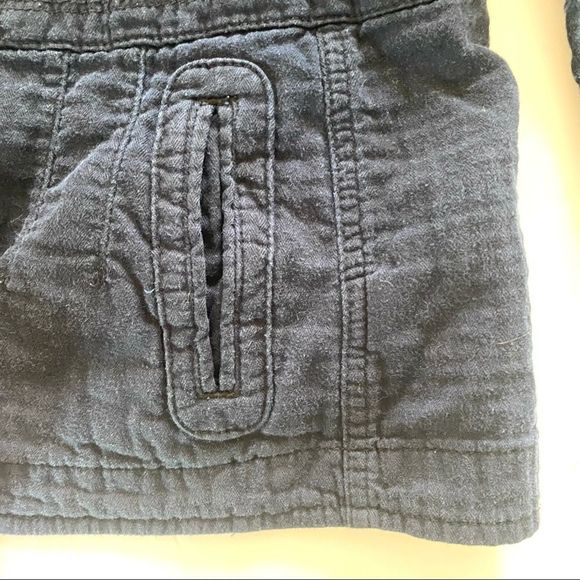 ANTHRO Daughters of Liberation Top Navy Blue Snaps Blazer Size 2 - Picture 5 of 6